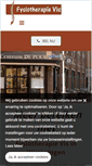 Mobile Screenshot of fysiotherapie-vis.nl